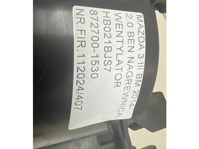 Вентилятор печки HB037KD45, 8727001530 Mazda 3 III
