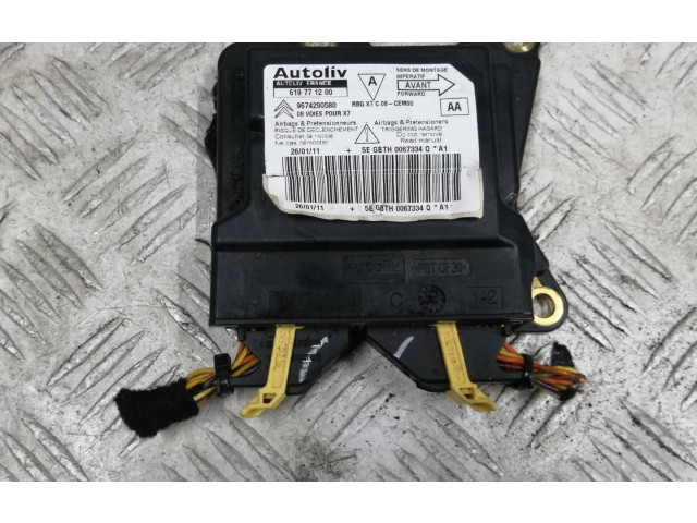 Блок подушек безопасности 9674290580, 619771200 Citroen C5
