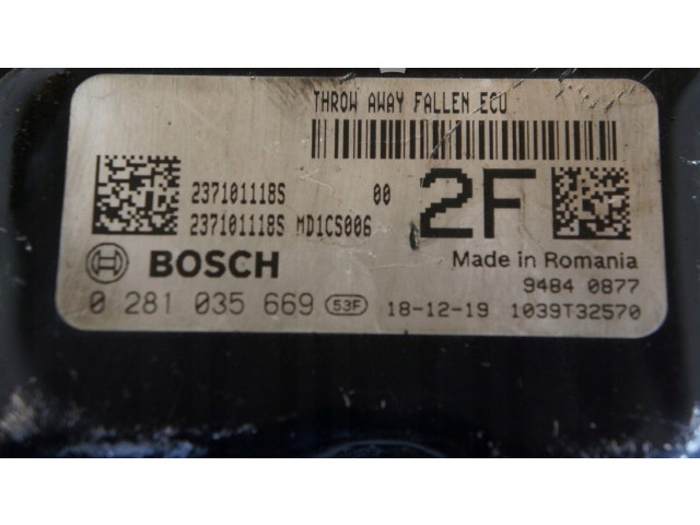 Řídící jednotka Array Renault Dacia Duster 2017