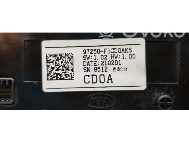 Блок управления климат-контролем 97250F1CD0AK5 KIA Sportage