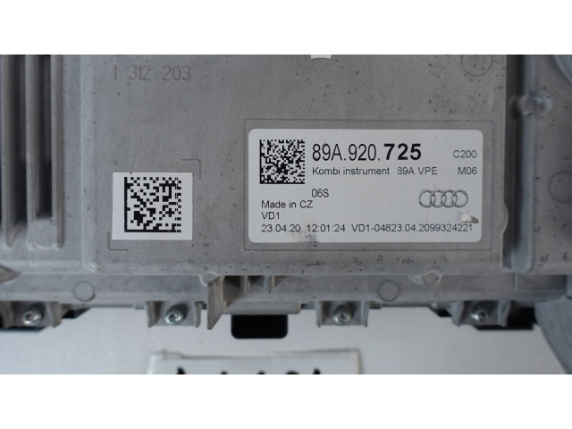 Спидометр (приборный щиток) LICZNIK VIRTUAL ZEGARY LCD AUDI Q4 E-TRON 89A 89A920725 Audi Q4 Sportback e-tron