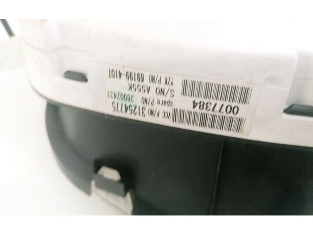 Панель приборов 31254775, 69199410T   Volvo C30       