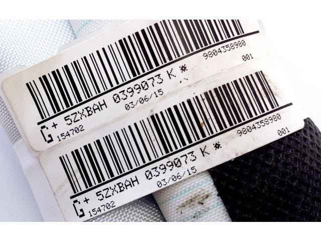 Боковая подушка безопасности 9804358980 Citroen C4 Cactus