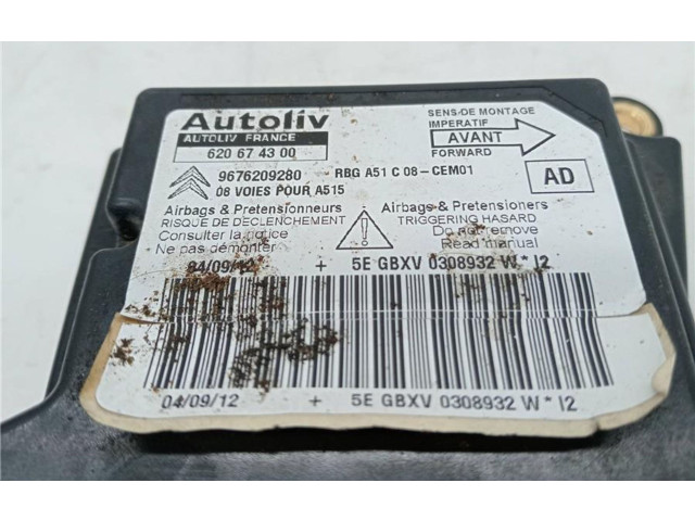 Блок подушек безопасности 9676209280, 0090019   Citroen Saxo