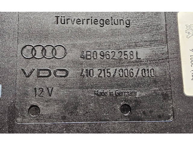 Блок комфорта 4B0962258L, 410215006010   Audi A6 S6 C5 4B   