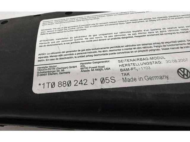 Подушка безопасности в сиденье 1T0880242J   Skoda Yeti (5L)