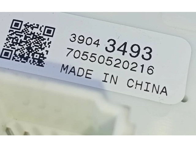 Vstřikovací lišta 39043493 Opel Astra K B16DTE