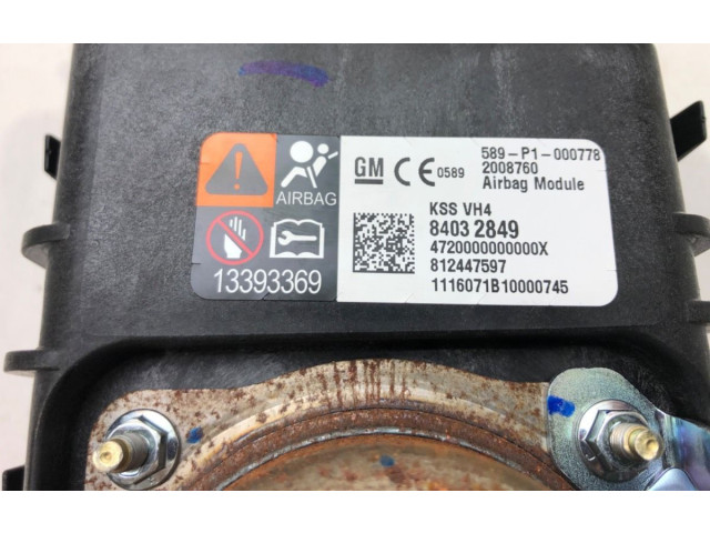 Подушка безопасности пассажира 84032849 Chevrolet Camaro