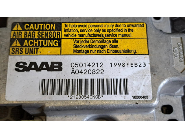 Блок подушек безопасности A0420822, 05014212 Saab 9-5
