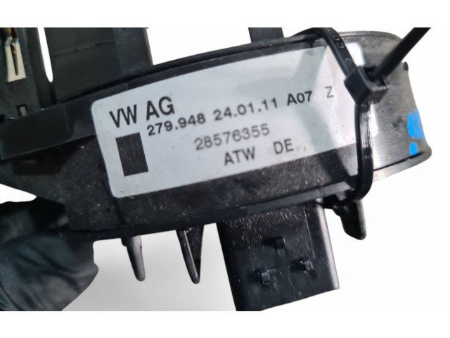 Подрулевой шлейф SRS 28576355, 279948 Skoda Fabia Mk2 (5J)