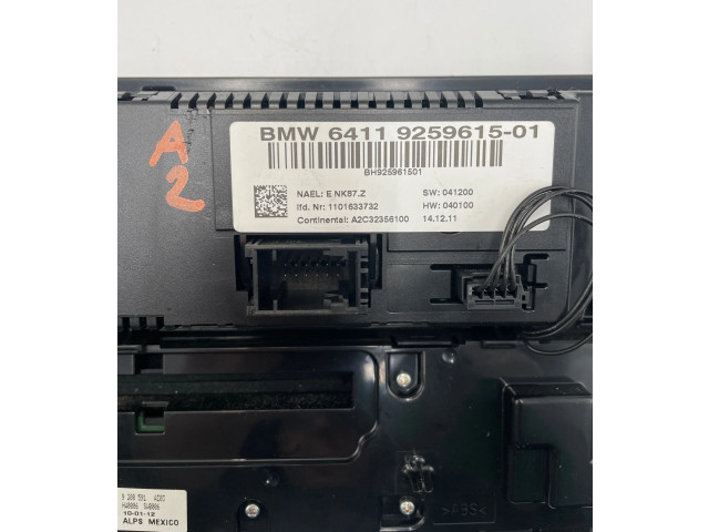 Блок управления климат-контролем 9259615, 1101633732   BMW X3 F25