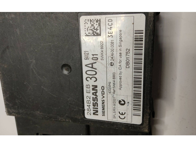 Блок комфорта 284B2EB30A, 5WK48922 Nissan Navara D40