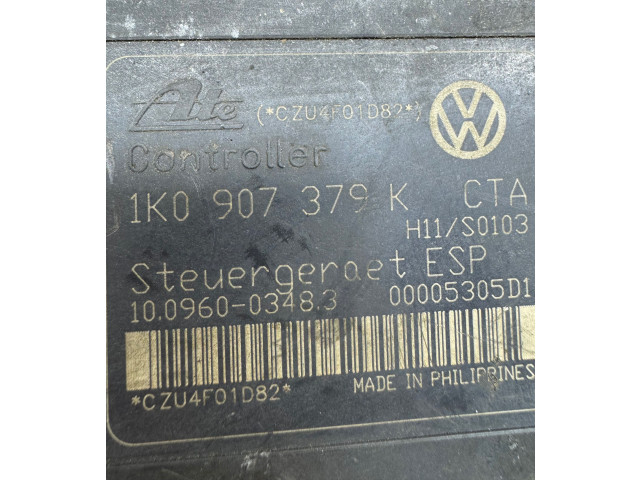 Блок АБС 1K0907379K, 10096003483   Audi  A3 S3 8P  2003 - 2012 года
