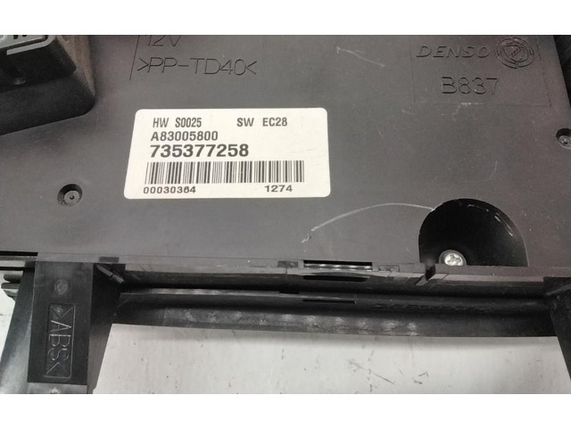 Блок управления климат-контролем 735377258, 188B2000 Fiat Idea