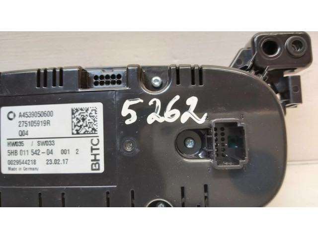 Блок управления климат-контролем A4539050600 Smart ForFour II W453