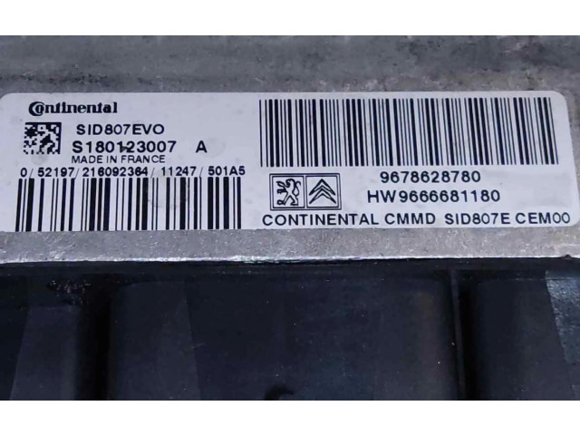 Блок управления двигателем ECU 9678628780 Peugeot 508 RXH 2012