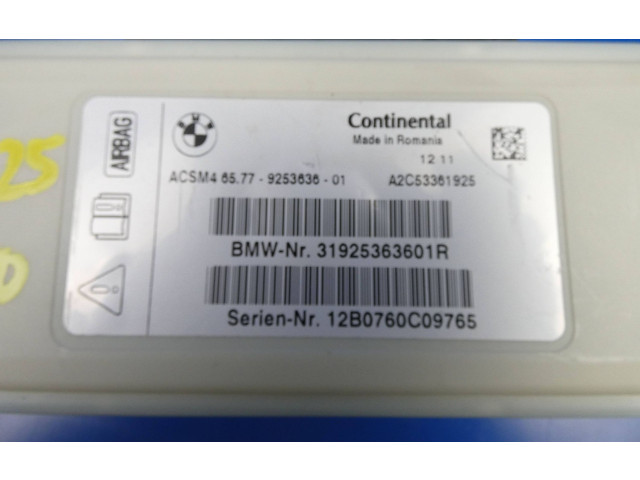 Блок подушек безопасности 9253636, 31925363601R BMW X3 F25