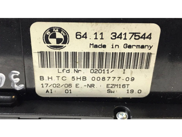 Блок управления климат-контролем 3417544, K3617   BMW X3 E83
