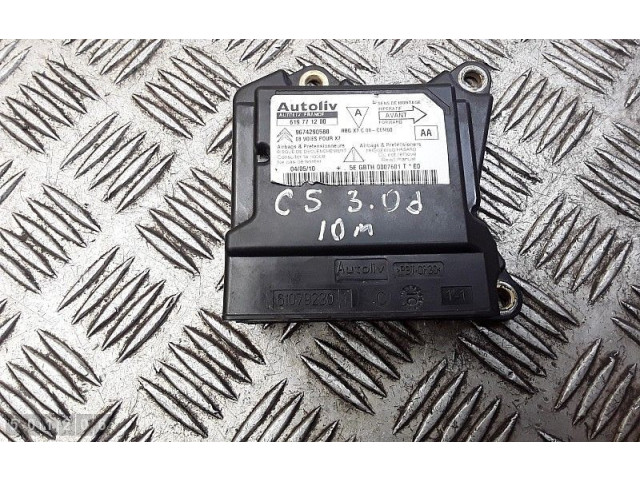 Блок подушек безопасности 9674290580 Citroen C5