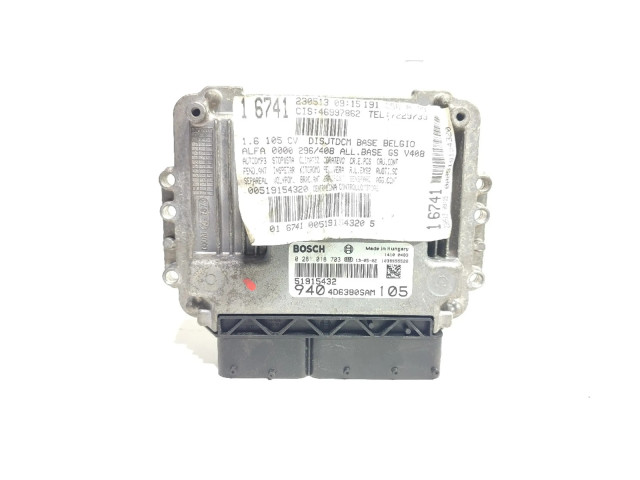 Řídící jednotka 0281018703 Alfa Romeo Giulietta 2013