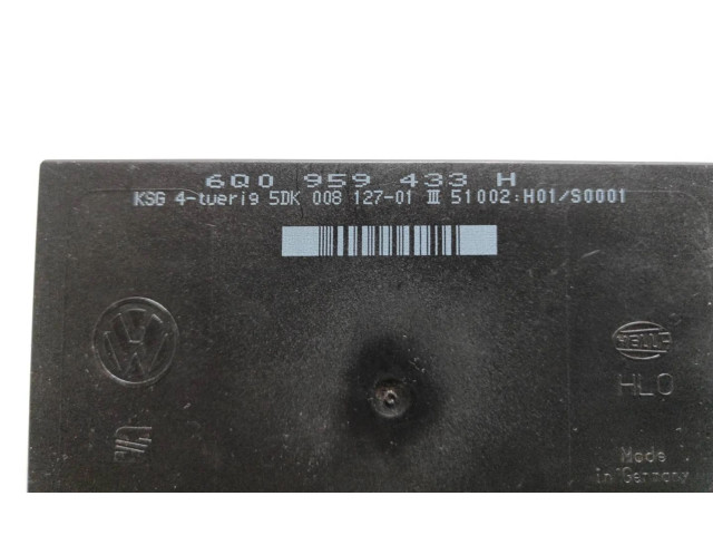 Блок комфорта 6Q0959433H, 5DK00812701 Skoda Fabia Mk1 (6Y)