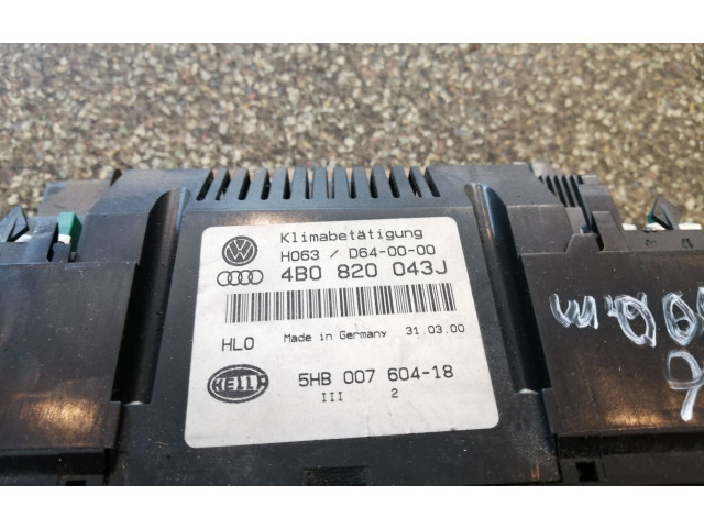 Блок управления климат-контролем 4B0820043J Audi A6 S6 C5 4B
