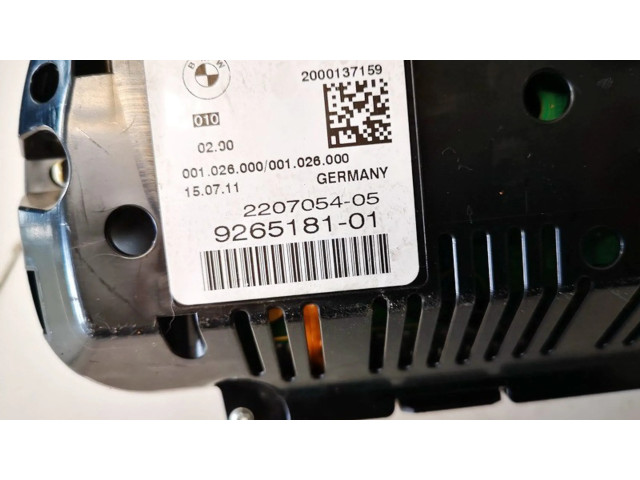 Přístrojová deska BMW 5 GT F07 2012 926518101