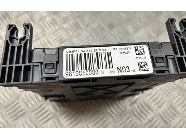 Блок комфорта 9819850080   Peugeot 2008 I   