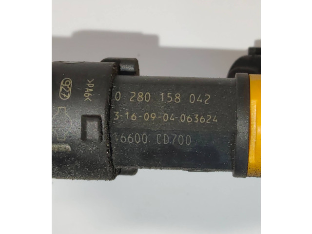 Vstřikovač 0280158042, 16600CD700   Infiniti FX     