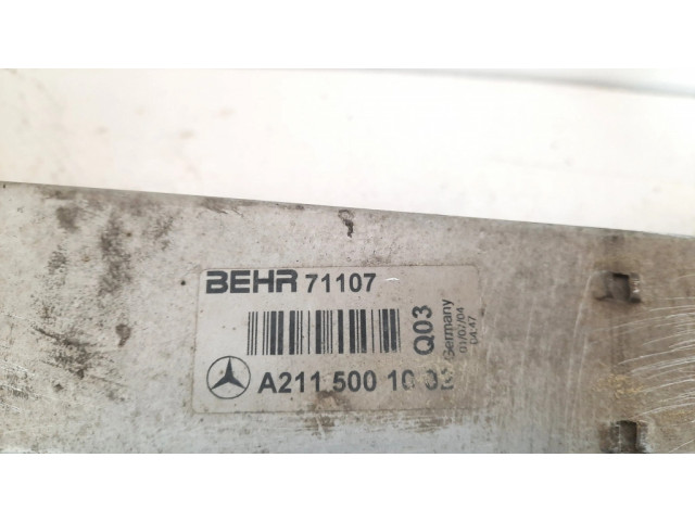 Интеркулер  A2115001002   Mercedes-Benz E W211 2.2