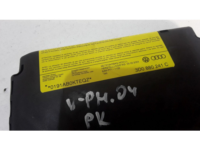 Подушка безопасности в сиденье 3D0880241C   Volkswagen Phaeton