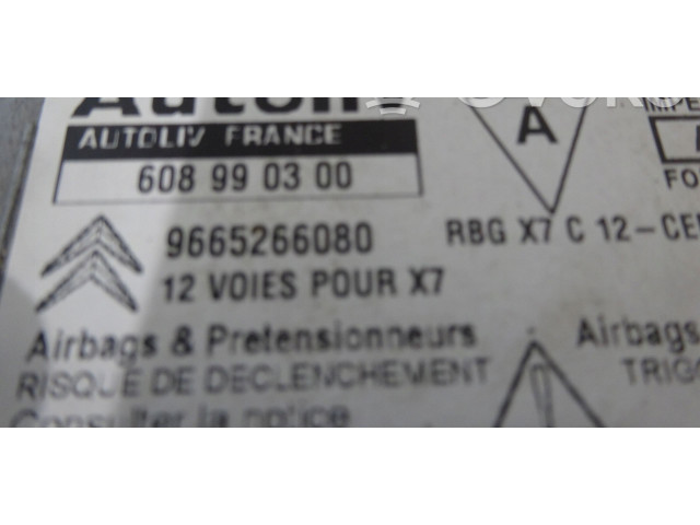 Airbagsteuergerät 9665266080   Citroen C5