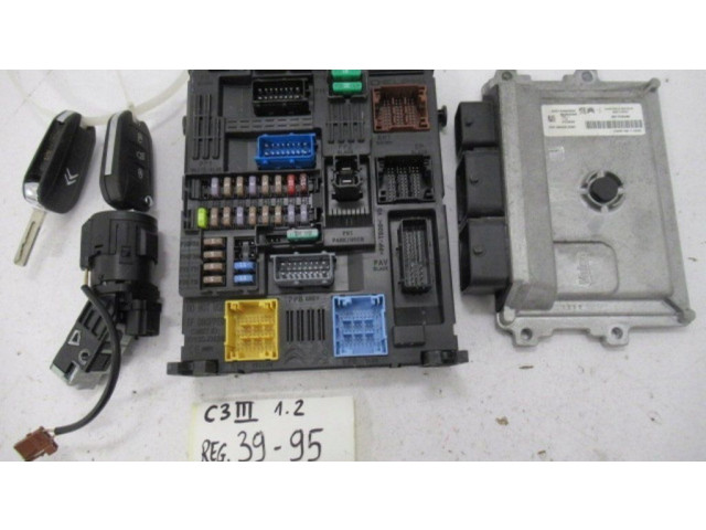 Комплект блоков управления 9817335080, 9800913080 Citroen C3