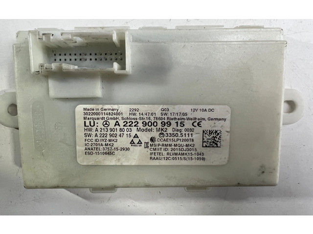 Блок подушек безопасности A2229009915 Citroen C4 Cactus