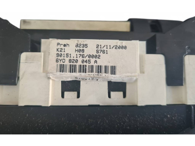 Блок управления климат-контролем 6Y0820045A, 901511760002 Skoda Fabia Mk1 (6Y)