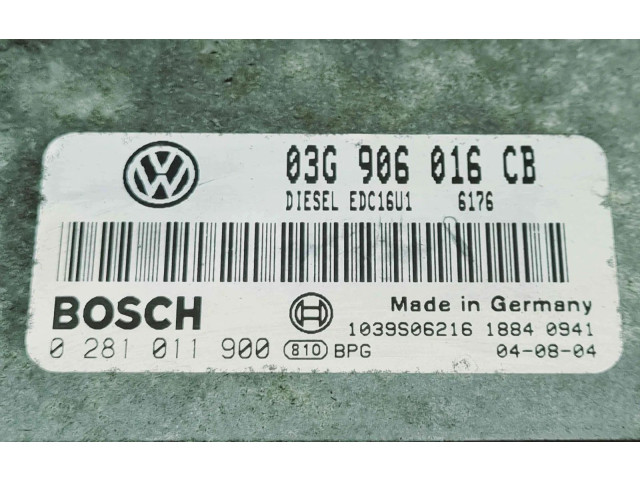 Блок управления двигателем Блок управления Volkswagen Jetta V