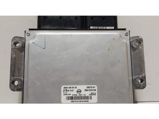 Блок управления двигателя A6645408432, 28075101 SsangYong Kyron
