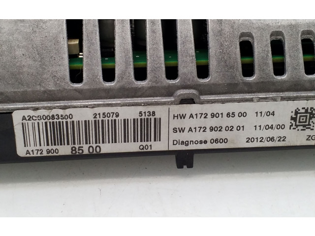 Дисплей    A1729016500, A1729020201   Mercedes-Benz C W204