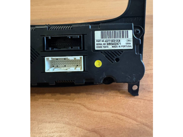 Блок управления климат-контролем AS7T18C612CB, WB5A02471 Ford Galaxy