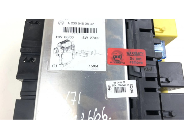 Pojistková skříňka 05045117, A2305454632 Mercedes-Benz SL R230 2004