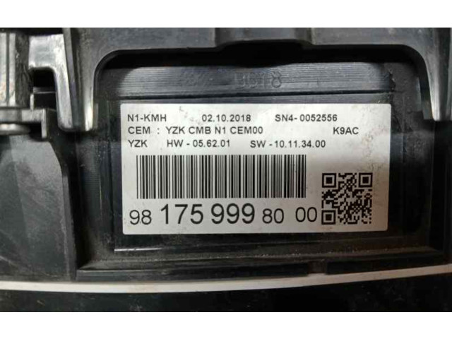 Спидометр (приборный щиток) 9817599980, SN40052556 Citroen Berlingo