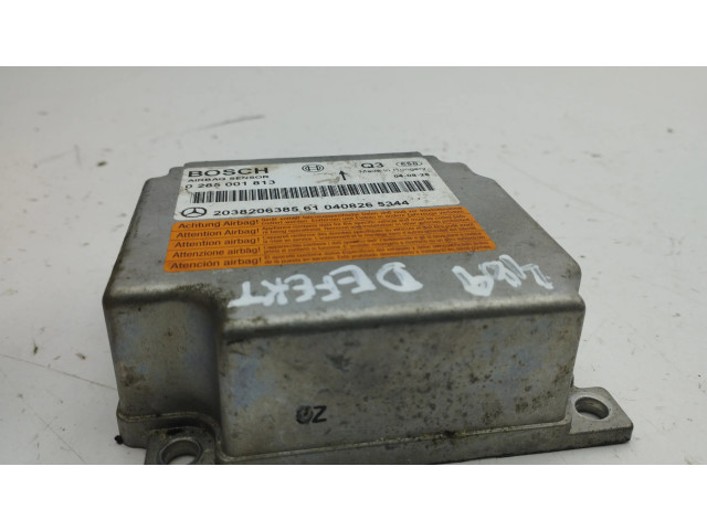Блок подушек безопасности 2038206385, 0285001813   Mercedes-Benz C W203
