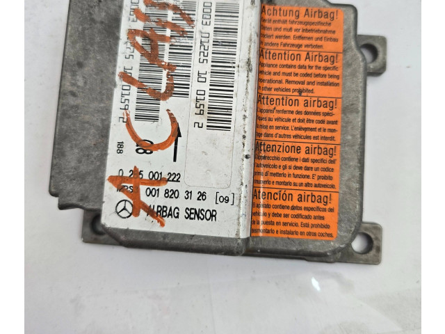 Блок подушек безопасности 0018203126, 0285001222 Mercedes-Benz A W168