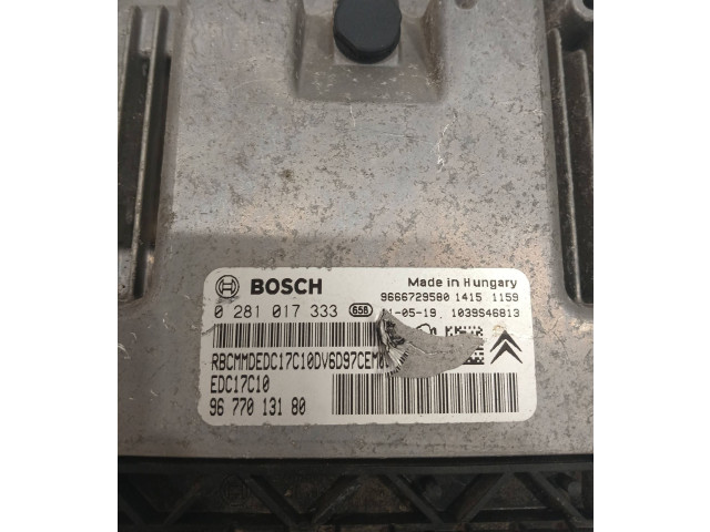 Боковая подушка безопасности 9677013180, 0281017333   Peugeot 207