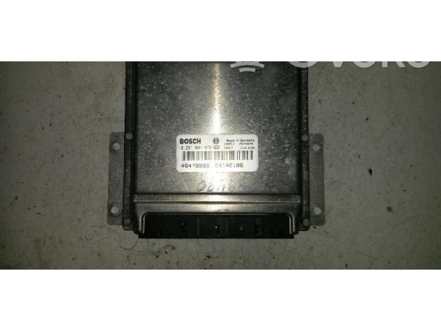 Блок управления двигателем Блок управления 0281001879, 46479993   Fiat Multipla