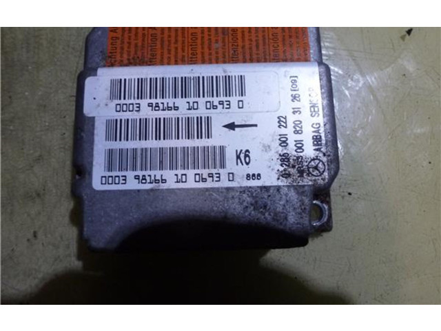 Блок подушек безопасности 285001222, 18203126 Mercedes-Benz A W168