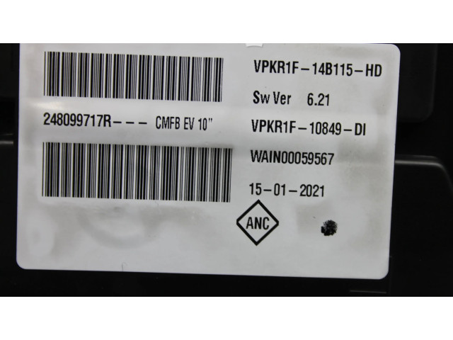 Přístrojová deska Renault Zoe 2021 248099717R