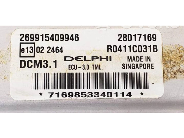 Řídící jednotka 28017169, 269915409946 Tata Safari 2003