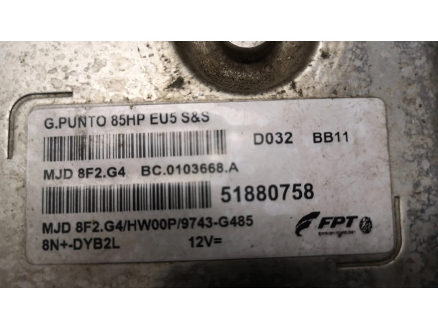 Řídící jednotka 51880758, 85HPEU5S8S Fiat Punto (199) 2013