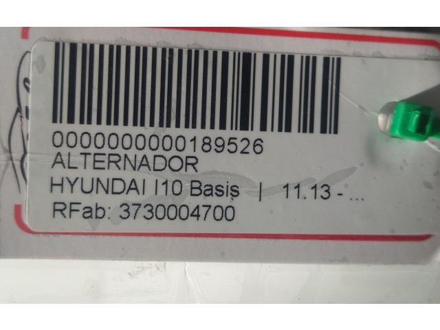 Генератор 3730004700 Hyundai i10